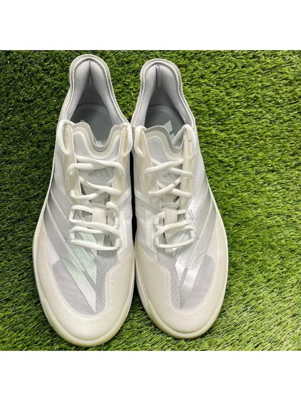 Adidas Adizero Select 3.0 Mens Size 15 White Silver Running Shoes Sneakers